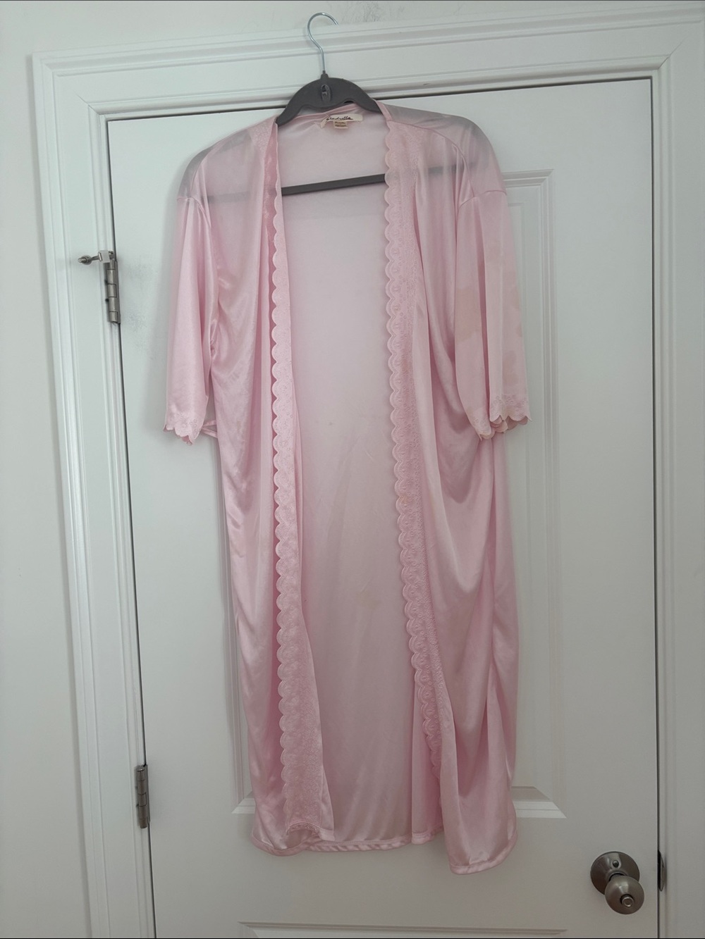 Women’s Silk Pink Robe